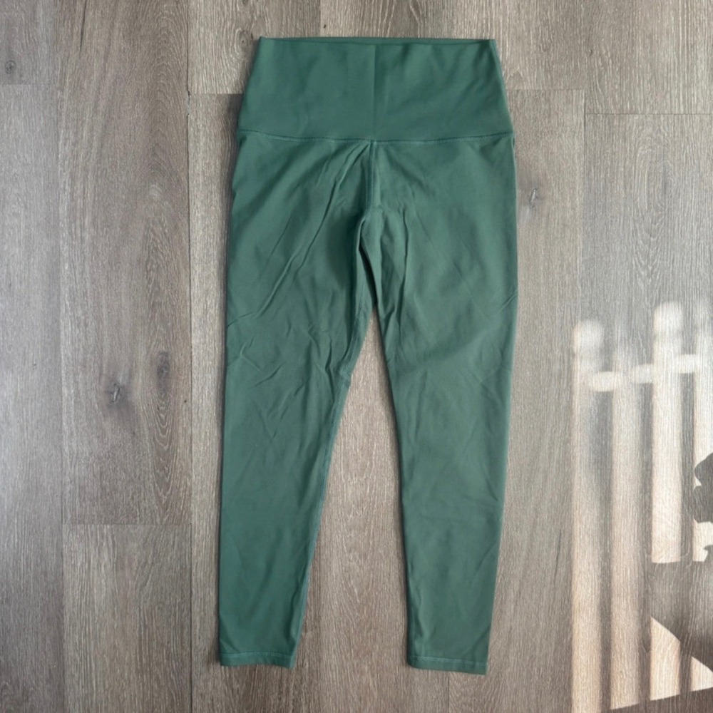 Born Primitive Leggings Women Large Green Scrunch Butt High Waist Athletic